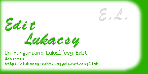 edit lukacsy business card